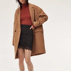 Aritzia Wilfred Lis Lace Black Skirt Size XS